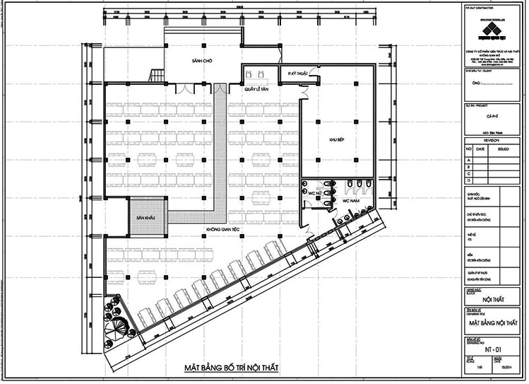 Thiết kế nội thất nhà hàng Ngọc Khánh 