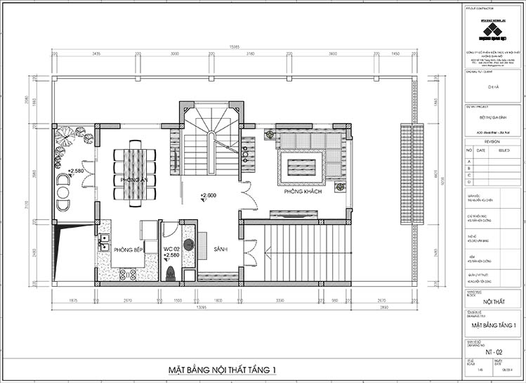 Thiết kế và thi công Biệt Thự Lideco 32 