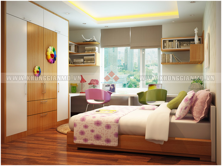 Thiet ke chung cu Ct3 Hoang Quoc Viet - Phong ngu 2