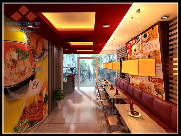 Thiết kế nội thất Tầng 1 - Nhà hàng Hàn Quốc Katsu House