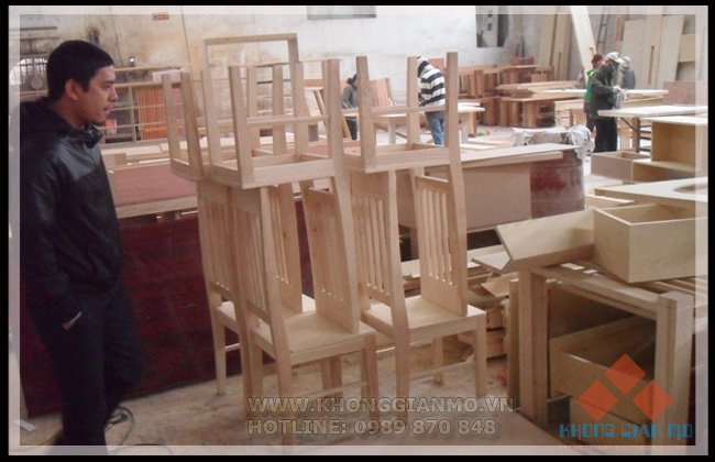 Xưởng thi công đồ gỗ nội thất
