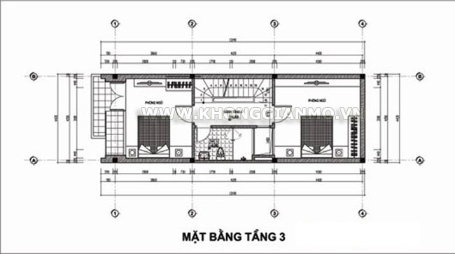 thiet ke nhà 5 tang mat mat tien 4m 3