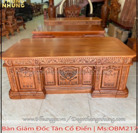 Bàn giám đốc mẫu hiện đại-OBM217